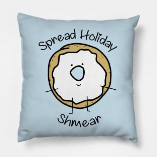 Spread Holiday Shmear Pillow