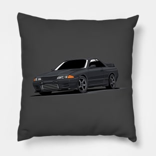 Skyline GT-R R32 (black) Pillow