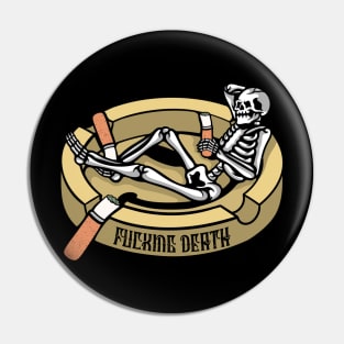 Smoker Skull, Smoking Skull, Smoker Skeleton, Smoking Skeleton Pin