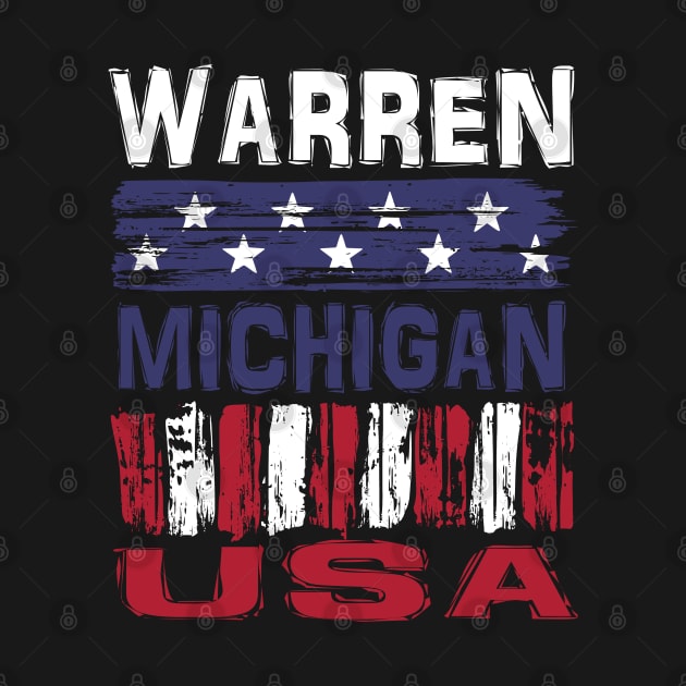 Warren Michigan USA T-Shirt by Nerd_art