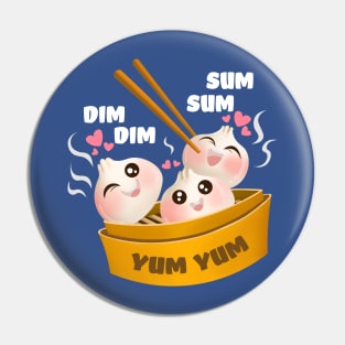 Kawaii Cute Dim Sum Dumplings Pin