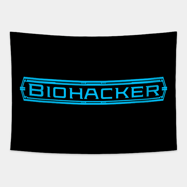 Biohacker Sci-Fi Character Tapestry by sadronmeldir