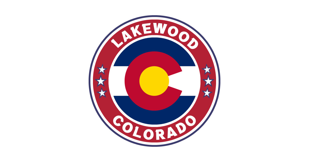 Lakewood Colorado State Flag inside The USA Flag Colors Lakewood