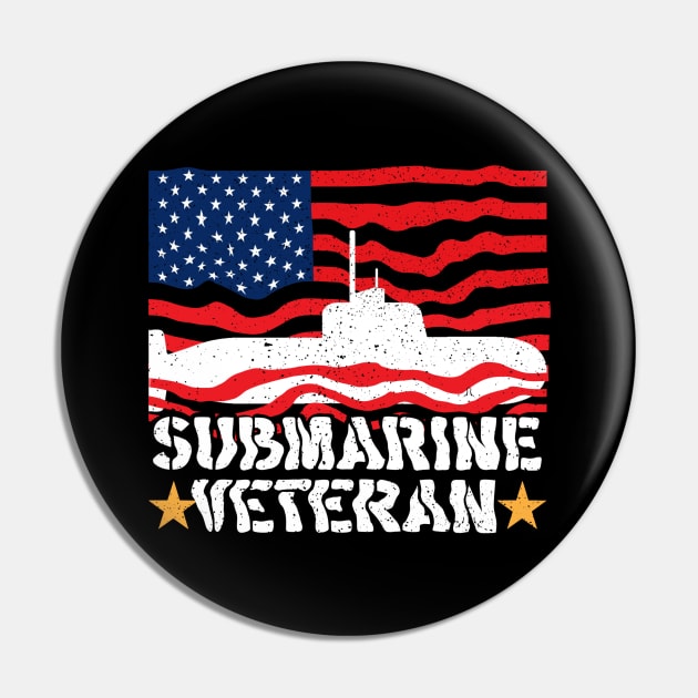 Submarine veteran USA American hero veterans day Pin by design-lab-berlin