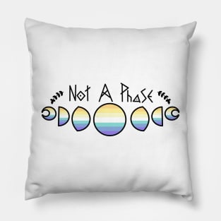 Not a Phase - Genderfaun Pride Pillow