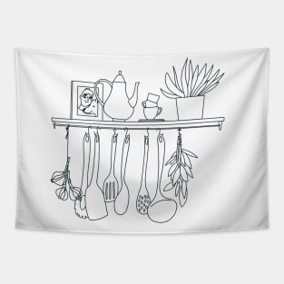 Kitchen line Tapestry