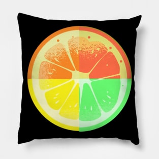 The colourful super fruit Pillow