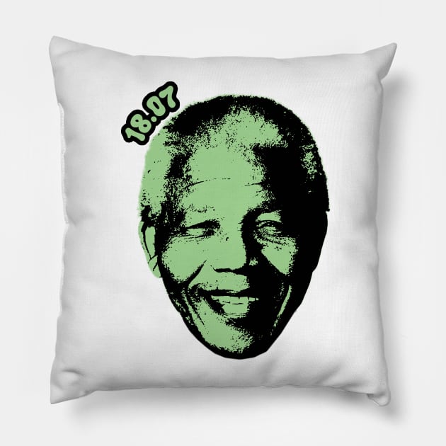 NELSON MANDELA 18.07 Pillow by prophtt