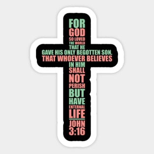 Christian Cross Decal / Sticker 50