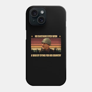 In the Trenches of Style Movie-Inspired Pattons Tees, General Pattons Influence on Fashion Phone Case