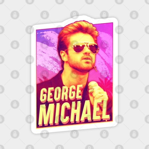 George Michael - 80s pop Magnet by TheMarineBiologist