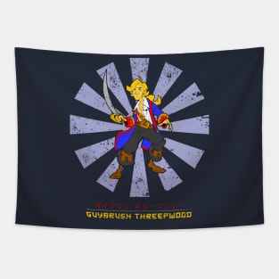 Guybrush Threepwood Retro Japanese Tapestry