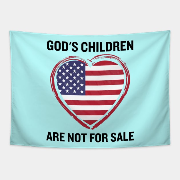 God's Children Are Not For Sale | Christian Tapestry by All Things Gospel