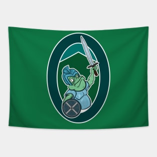 Goofy War Frog Tapestry