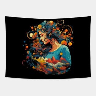 Povitrulya daughter of mountain winds. Ukrainian Love helper Tapestry