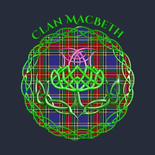 MacBeth Scottish Tartan Celtic Thistle T-Shirt