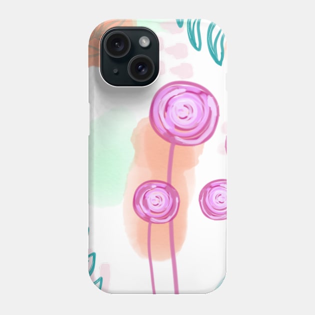 Pastel floral wonder colorful Phone Case by Artisy Artist 