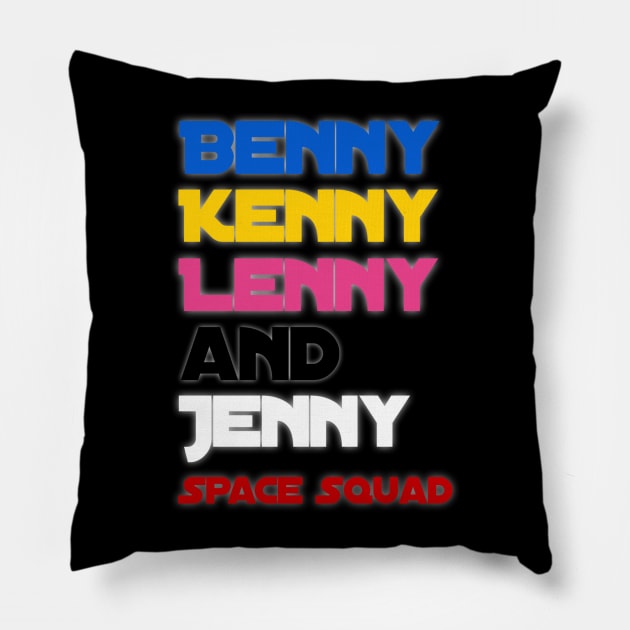 Lego Space Squad! Pillow by Tdjacks1