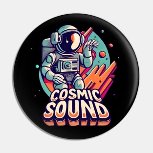 Cosmic Sound Astronaut Pin