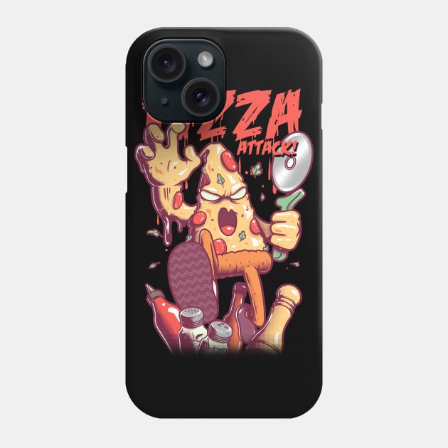 Pizza Attack Phone Case by wehkid