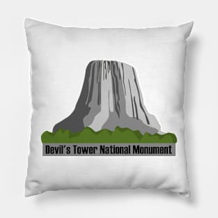 Devil's Tower National Monument Pillow
