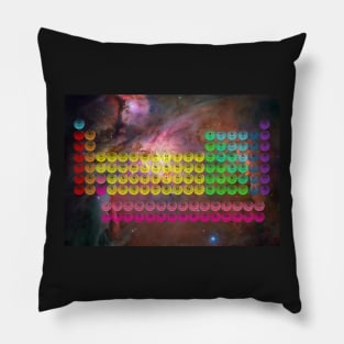 Orion Nebula Periodic Table Pillow