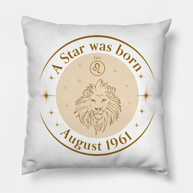 Birthday T-Shirt - Zodiac Leo Pillow by Lemonflowerlove