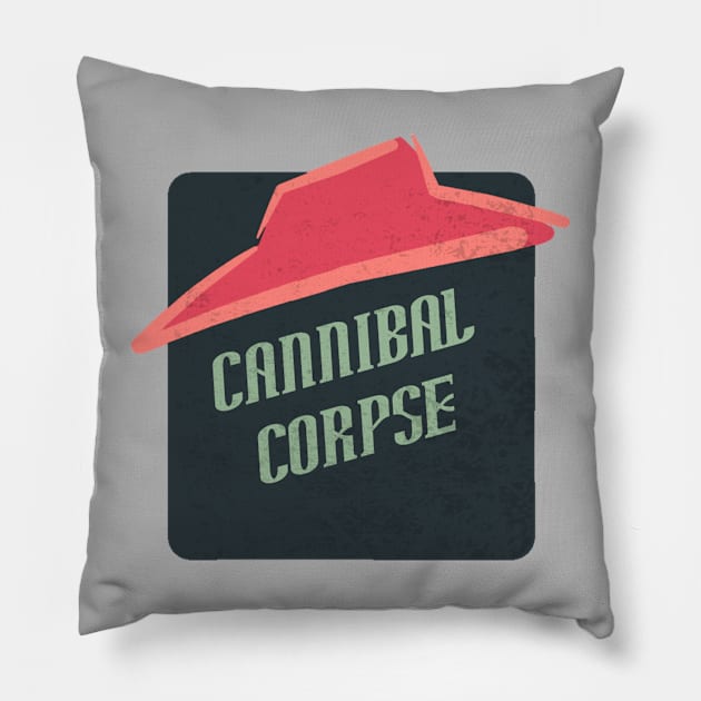 cannibal corpse Pillow by Bike Ilustrada