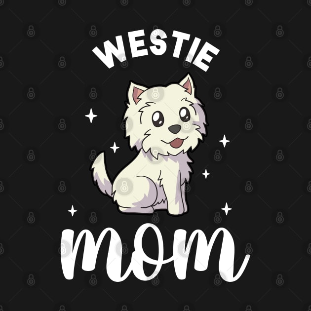 Westie Mom - West Highland Terrier by Modern Medieval Design