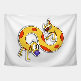 catdog, infinity Tapestry