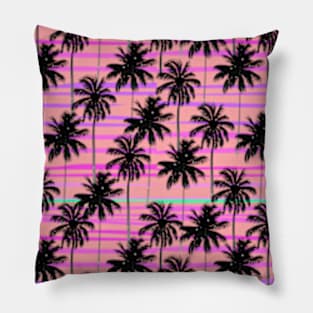 Starry Palms - Pink Pillow