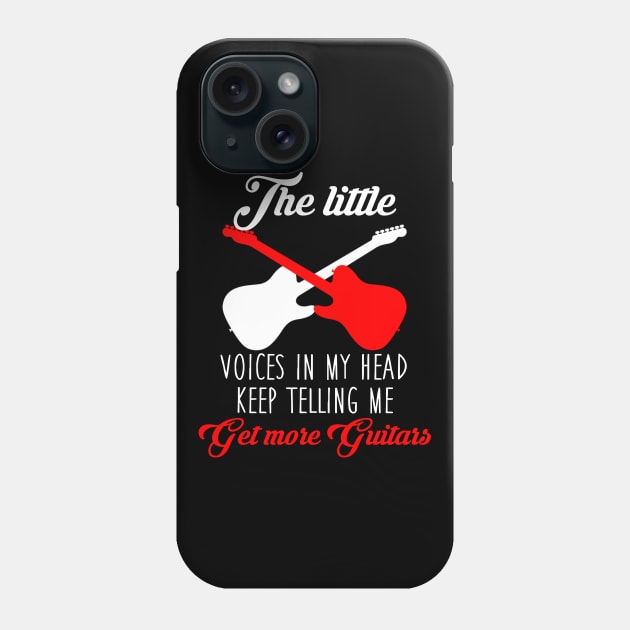 Funny Guitar Quote Phone Case by Imutobi