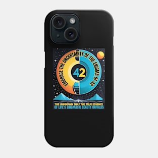 Unveiling 42 Life's Enigmatic Beauty Phone Case