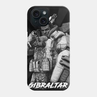 Gibraltar black Phone Case