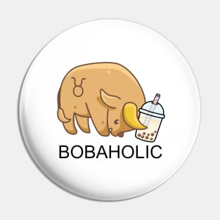 Zodiac Bobaholic Taurus Pin