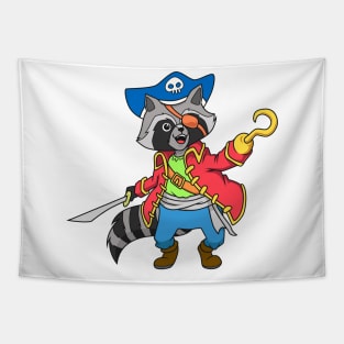 Captain Raccoon - Pirate Raccoon Tapestry