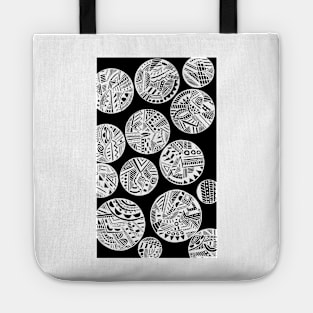 Tribal Snow Bubbles Tote