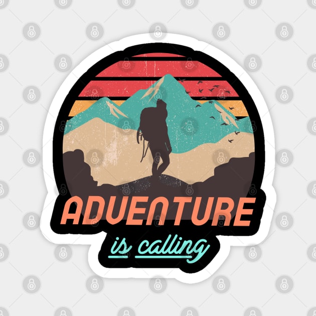 Adventure is calling adventurer Magnet by G-DesignerXxX