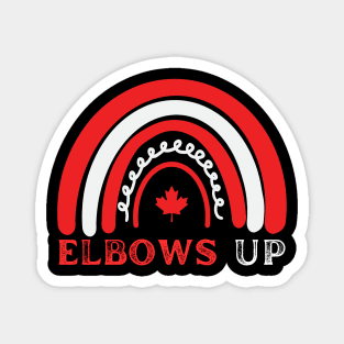 Elbows-Up Magnet