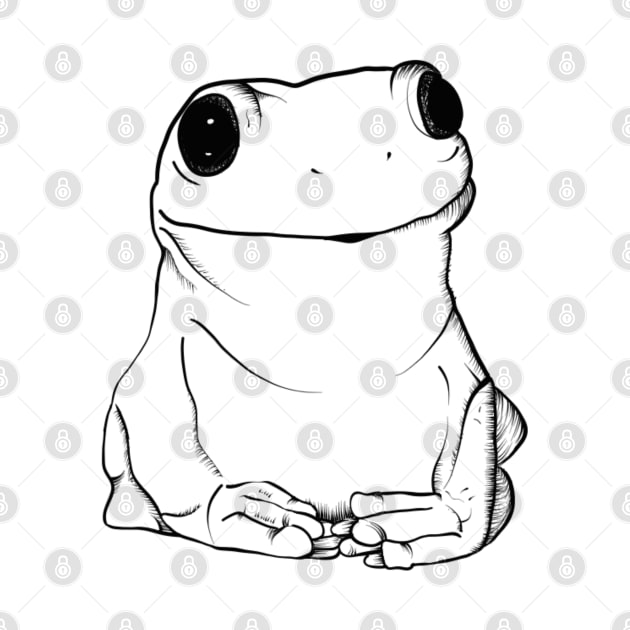 Polite Little Frog VI by Velvet Earth