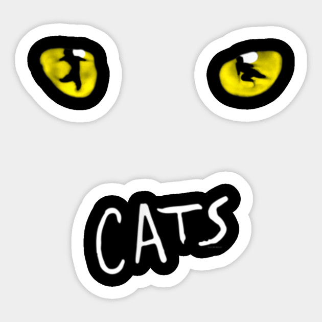 Official Cats Musical Tshirt Gift For Familys Member Sticker