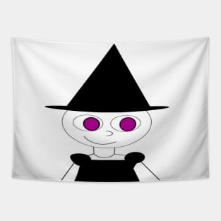 Purple eyes Witch Tapestry