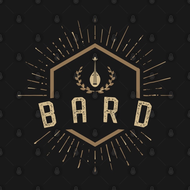 Bard Character Class Tabletop Roleplaying RPG Gaming Addict by dungeonarmory