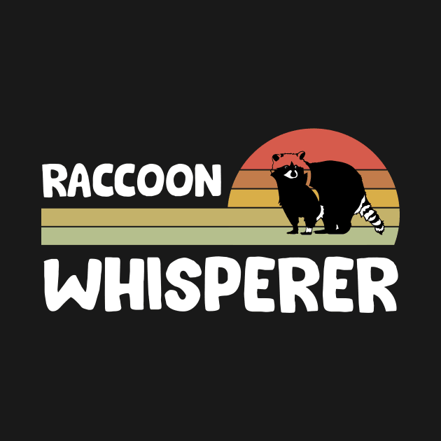 Raccoon Whisperer Vintage by AnnetteNortonDesign