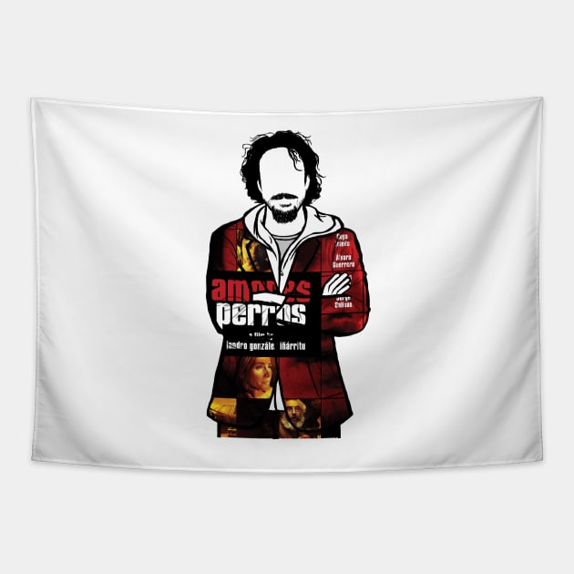 Alejandro G. Iñárritu (Amores Perros) Tapestry by Youre-So-Punny