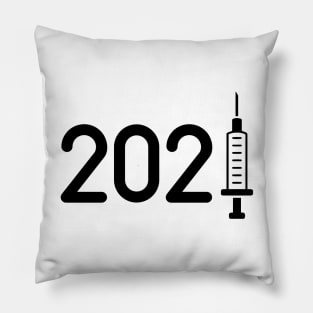 2021 Year of the OX and Vax T-shirt Pillow