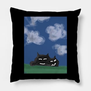 Cat In Love Pillow