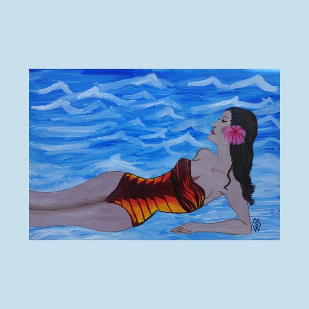 Lady in the Surf by Matt Starr Fine Art