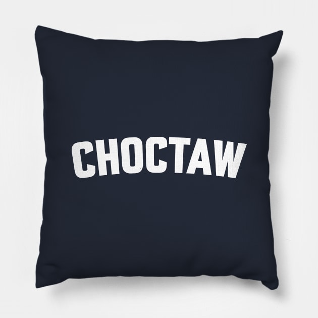 CHOCTAW Pillow by LOS ALAMOS PROJECT T