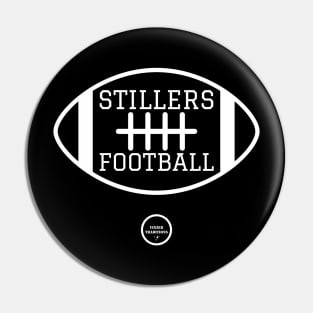 Stillers Football White Pin